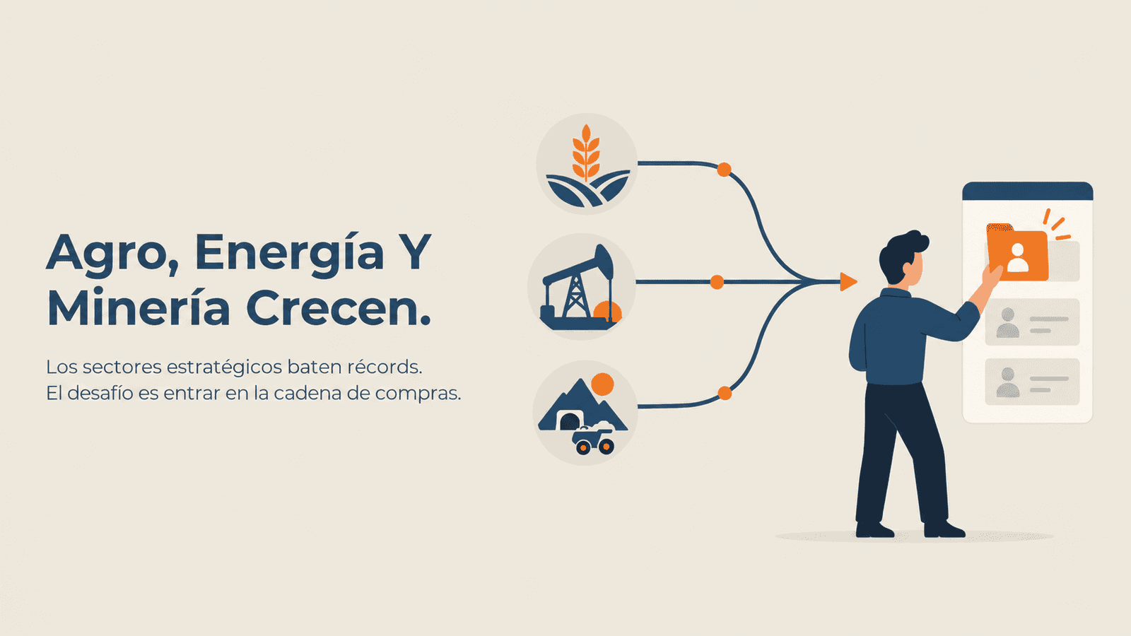 La oportunidad sectorial no se convierte sola en ventas